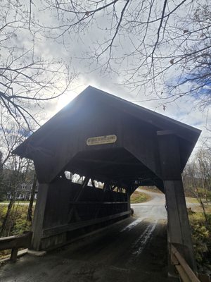 Historic Gold Brook Covered Bridge by null