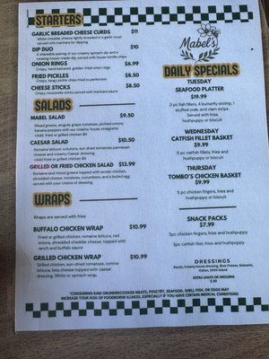 Menu photo 2 Mabel's Pine Mountain, GA