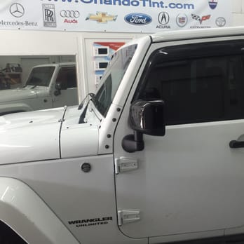 Ultimate Window Tinting - Here's my Jeep backed into their garage - Home Window Tinting Near Me - Orlando, Florida