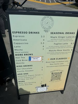 Menu photo 1 Roaming Bean Coffee Berkeley, CA