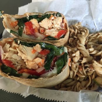 The Ten Top - Asian Chili Chicken Wrap with Pasta - American Near Me - Norfolk, Virginia