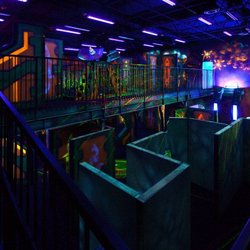 QC Family Entertainment - 2 story laser tag arena, up to 20 players in a single game!