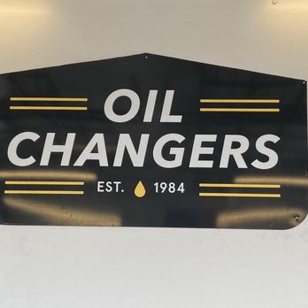 Oil Changers - Logo on the wall. - Oil Change Stations Near Me - San Diego, California Oil Changers - Logo on the wall. - Oil Change Stations Near Me - San Diego, California