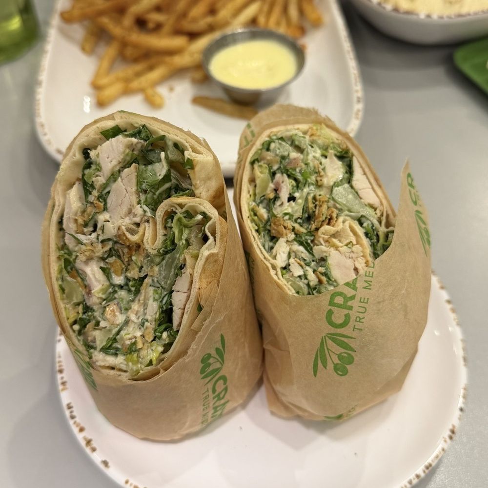 Toum Chicken Caesar Wrap