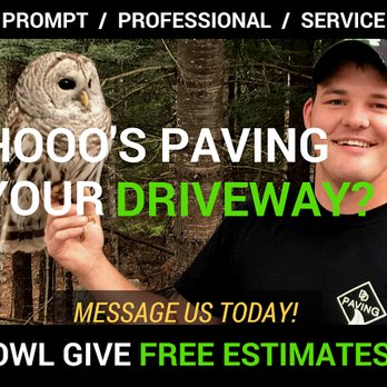 DD Paving - a man holding an owl - Excavation Services Near Me - Indian Lake, New York