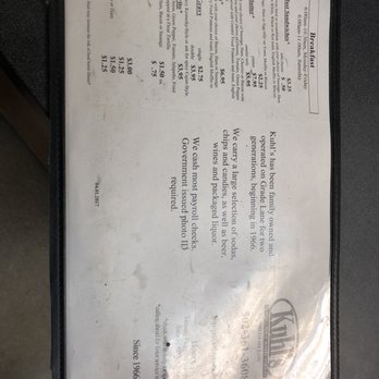 Kuhl Liquor - Back of menu - Beer, Wine & Spirits Near Me - Louisville, Kentucky Kuhl Liquor - Back of menu - Beer, Wine & Spirits Near Me - Louisville, Kentucky