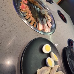 Oozing your meats yourself from the raw bar Oozing your meats yourself from the raw bar