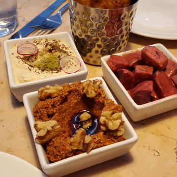 Lulu Green - Trio mezze - Vegan Near Me - Boston, Massachusetts Lulu Green - Trio mezze - Vegan Near Me - Boston, Massachusetts
