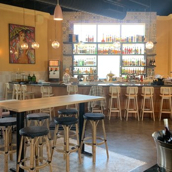 Mentone - Beautiful bar, hopefully full of people very soon. - Italian Near Me - Aptos, California