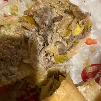 Penn Station East Coast Subs - Cheesesteak with onion mushroom n banana peppers - Sandwiches Near Me - Pittsburgh, Pennsylvania Penn Station East Coast Subs - Cheesesteak with onion mushroom n banana peppers - Sandwiches Near Me - Pittsburgh, Pennsylvania
