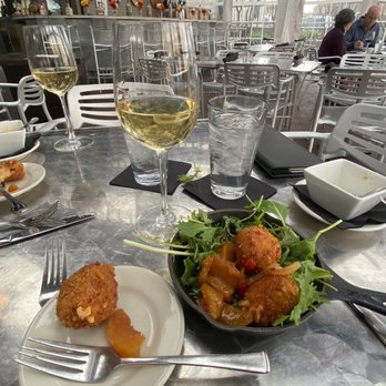 Azur Restaurant & Patio - Pimiento Cheese Fritters - New American Near Me - Lexington, Kentucky Azur Restaurant & Patio - Pimiento Cheese Fritters - New American Near Me - Lexington, Kentucky