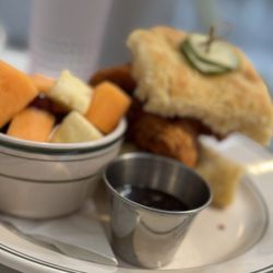 The House of Marigold - Hot Honey Chicken Biscuit.
