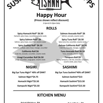 Isana - Happy Hour (Sushi/Hot Foods) - Sushi Bars Near Me - Kihei, Hawaii Isana - Happy Hour (Sushi/Hot Foods) - Sushi Bars Near Me - Kihei, Hawaii