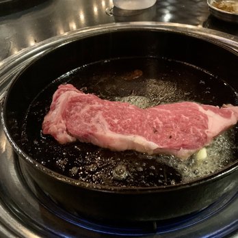 Obaltan - Best for last: ribeye (beef prime combo $89.99) cooked with butter - Korean Near Me - Fort Lee, New Jersey
