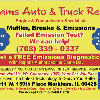 Adams Auto Repair - Auto Repair Near Me - Markham, Illinois