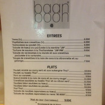 Baan Boon - 07/09/13 - Thai Near Me - Lille, 59