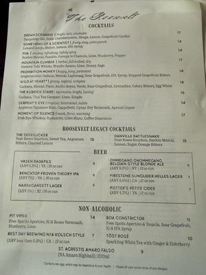 Menu photo 4 The Roosevelt Richmond, VA
