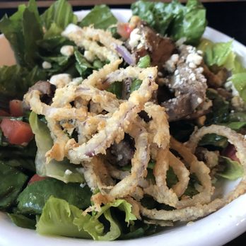 SaltFire Brewing Co Taphouse - Steak walnut salad! Dont judge it before you taste it! Well seasoned-steak was juicy & tasty! Really delicious! - American Near Me - Tempe, Arizona SaltFire Brewing Co Taphouse - Steak walnut salad! Dont judge it before you taste it! Well seasoned-steak was juicy & tasty! Really delicious! - American Near Me - Tempe, Arizona