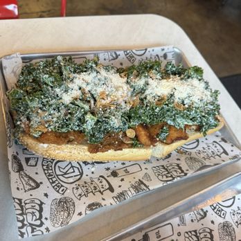 Liberty Kitchen - The famous All Kale Chicken Caesar Hoagie - Delis Near Me - Philadelphia, Pennsylvania