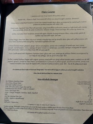 Menu photo 6 Desert Bistro Moab, UT