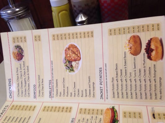Menu photo 2 Andrew's London, XGL Menu photo 2 Andrew's London, XGL