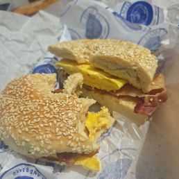 Such a delicious and large sandwich!