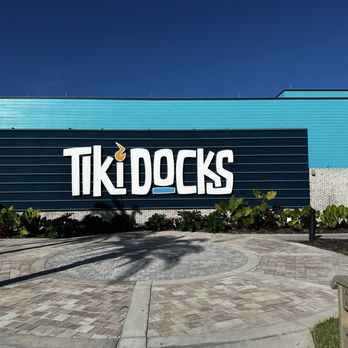 Tiki Docks Port Orange - Back of building view facing parking lot. - Seafood Near Me - Port Orange, Florida Tiki Docks Port Orange - Back of building view facing parking lot. - Seafood Near Me - Port Orange, Florida