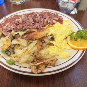 My Garden Cafe - Corned Beef Hash Breakfast - American Near Me - Turlock, California My Garden Cafe - Corned Beef Hash Breakfast - American Near Me - Turlock, California