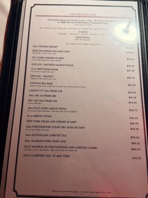 Menu photo 1 Stevens Steak & Seafood House Commerce, CA Menu photo 1 Stevens Steak & Seafood House Commerce, CA