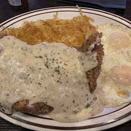 Country fried steak breakfast Country fried steak breakfast