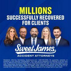 Sweet James Accident Attorneys - MILLIONS Successfully Recovered for Clients