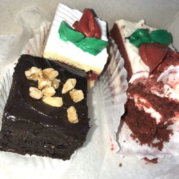 a variety of desserts