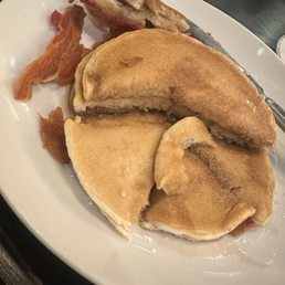 Pancakes and bacon Pancakes and bacon