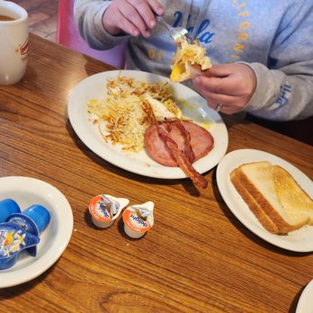 Denny's - Lumberjack breakfast it came with pancakes - Diners Near Me - West Covina, California