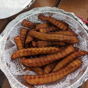 Ragin Cajun Cafe - $7 Cajun fries - no Cajun spice at all- still good but small! - Cajun/Creole Near Me - Redondo Beach, California