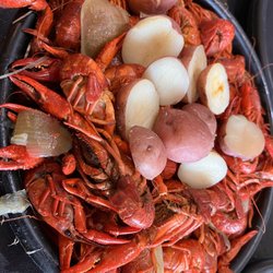 Cajun Critters - Crawfish and potatoes