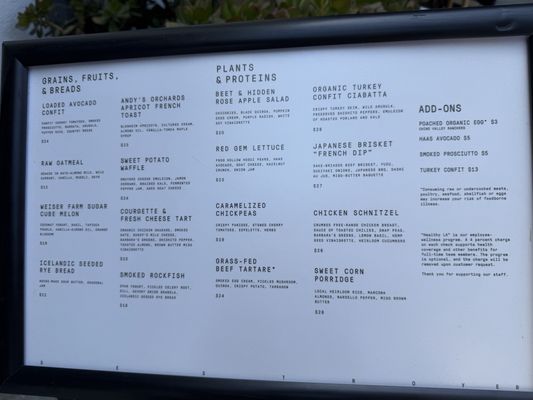 Menu photo 3 Destroyer Culver City, CA