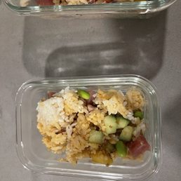 Leftover Tuna Mango Avocado poke