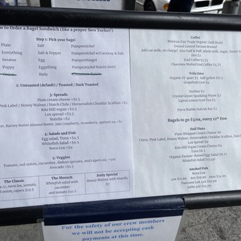 Boichik Bagels - Menu at Boichick Bagels in Berkeley. - Bagels Near Me - Berkeley, California