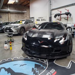 SS Customs - avery matte supreme defense ppf in progress on this corvette