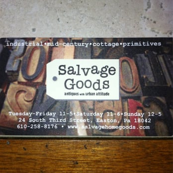 Salvage Goods - Antiques Near Me - Easton, Pennsylvania Salvage Goods - Antiques Near Me - Easton, Pennsylvania
