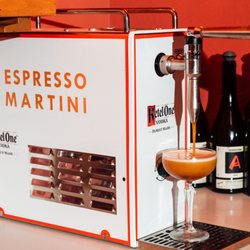 Petite Chou Bistro and Champagne Bar - Our Espresso Martini Machine!