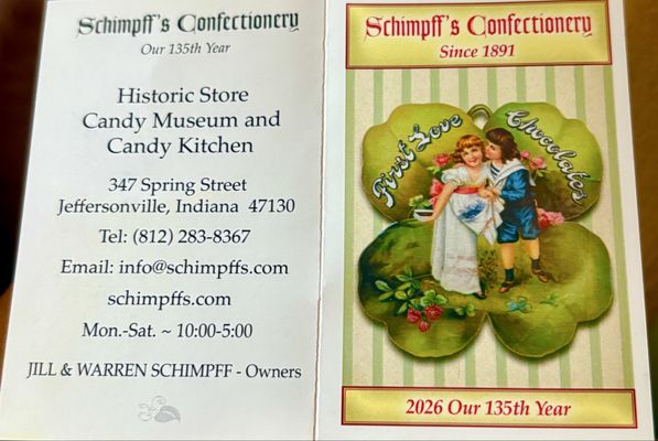 Menu photo 2 Schimpff's Confectionery Jeffersonville, IN Menu photo 2 Schimpff's Confectionery Jeffersonville, IN