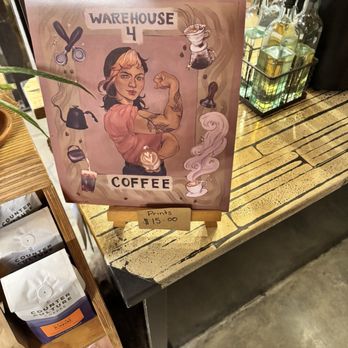 Warehouse 4 Coffee - Vandalia - Print for sale. - Coffee & Tea Near Me - Vandalia, Ohio