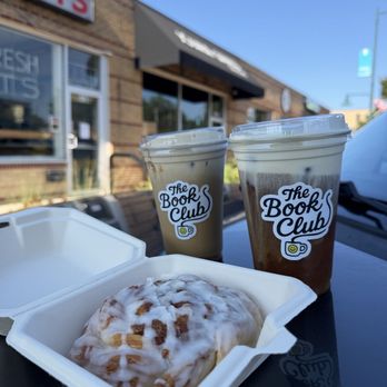 The Book Club - Mango Danish, Treasure Island, Life of Pi (Cold Brew w/ coconut cold foam). - Bookstores Near Me - Mission, Kansas The Book Club - Mango Danish, Treasure Island, Life of Pi (Cold Brew w/ coconut cold foam). - Bookstores Near Me - Mission, Kansas