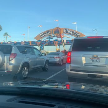 Magic Kingdom Park - Line forming at 7:50am. Parking lot doesn't open till 8am - Amusement Parks Near Me - Lake Buena Vista, Florida Magic Kingdom Park - Line forming at 7:50am. Parking lot doesn't open till 8am - Amusement Parks Near Me - Lake Buena Vista, Florida