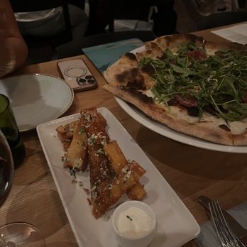 Sixty Vines - Truffle Fries and fig and P..something Pizza. - Wine Bars Near Me - Gaithersburg, Maryland