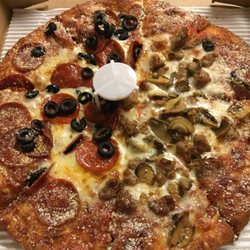 Jet's Pizza - Medium with turbo crust. Love this pizza!