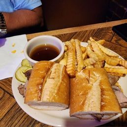 French dip and fries French dip and fries