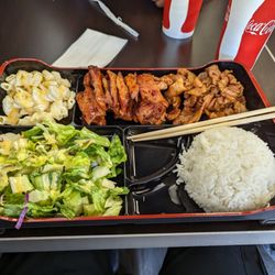 I Love Teriyaki - Thai chicken and pork combo plate